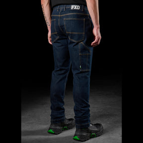 fxd coolmax stretch denim straight fit jean in dark blue