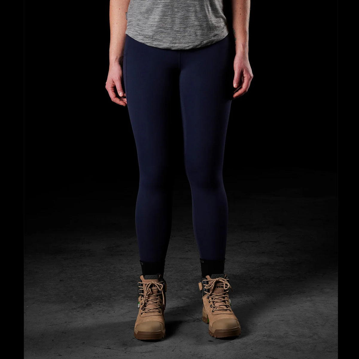 fxd ladies work leggings in navy