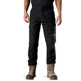 fxd stretch work pants in black