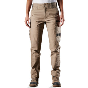 fxd womens stretch work pant in khaki