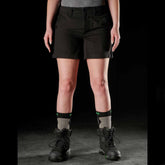 fxd womens short work shorts in black