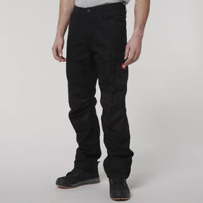 hard yakka legends cotton cargo pant in black