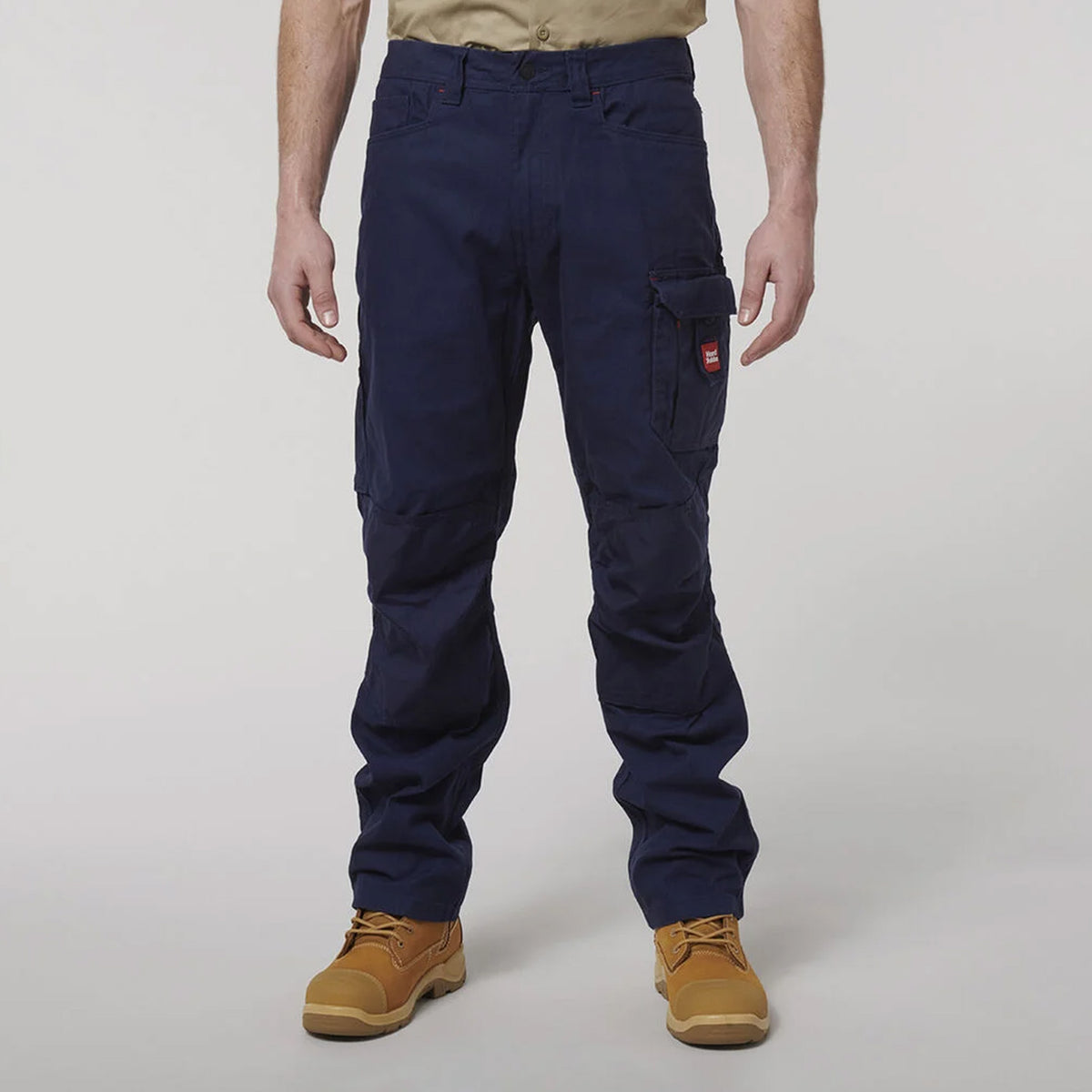 hard yakka legends cotton cargo pant in navy