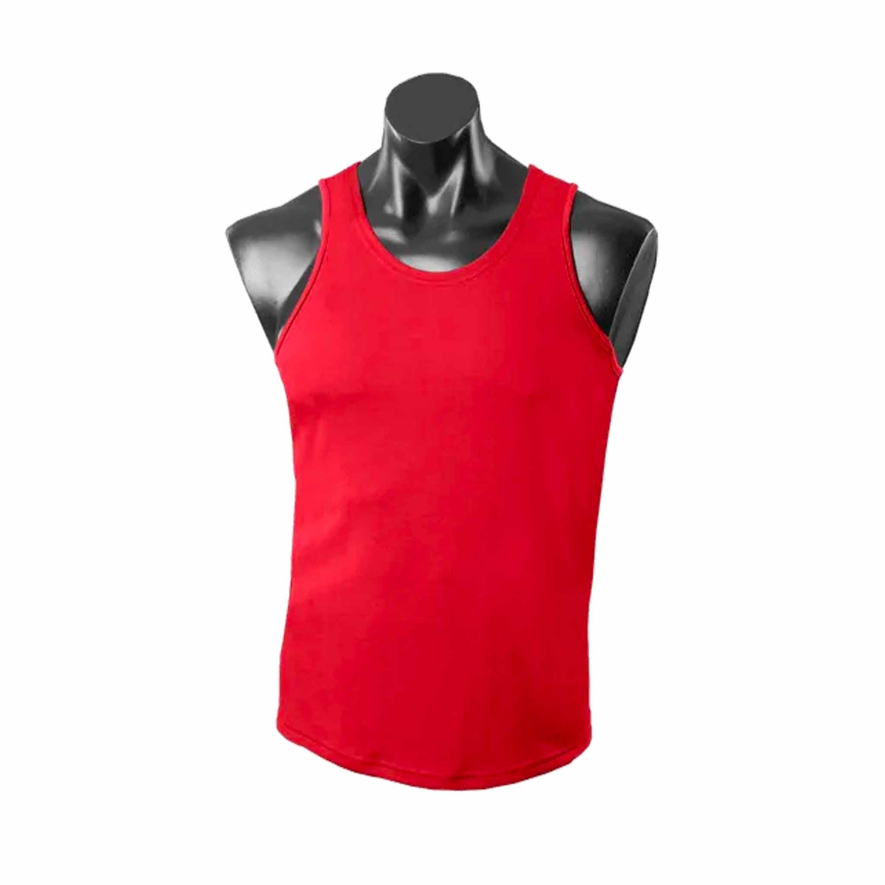 aussie pacific botany mens singlet in red