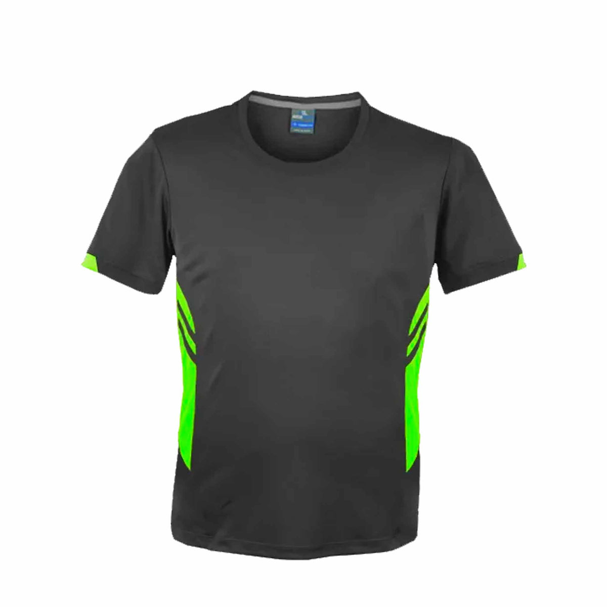 aussie pacific tasman tee in slate neon green