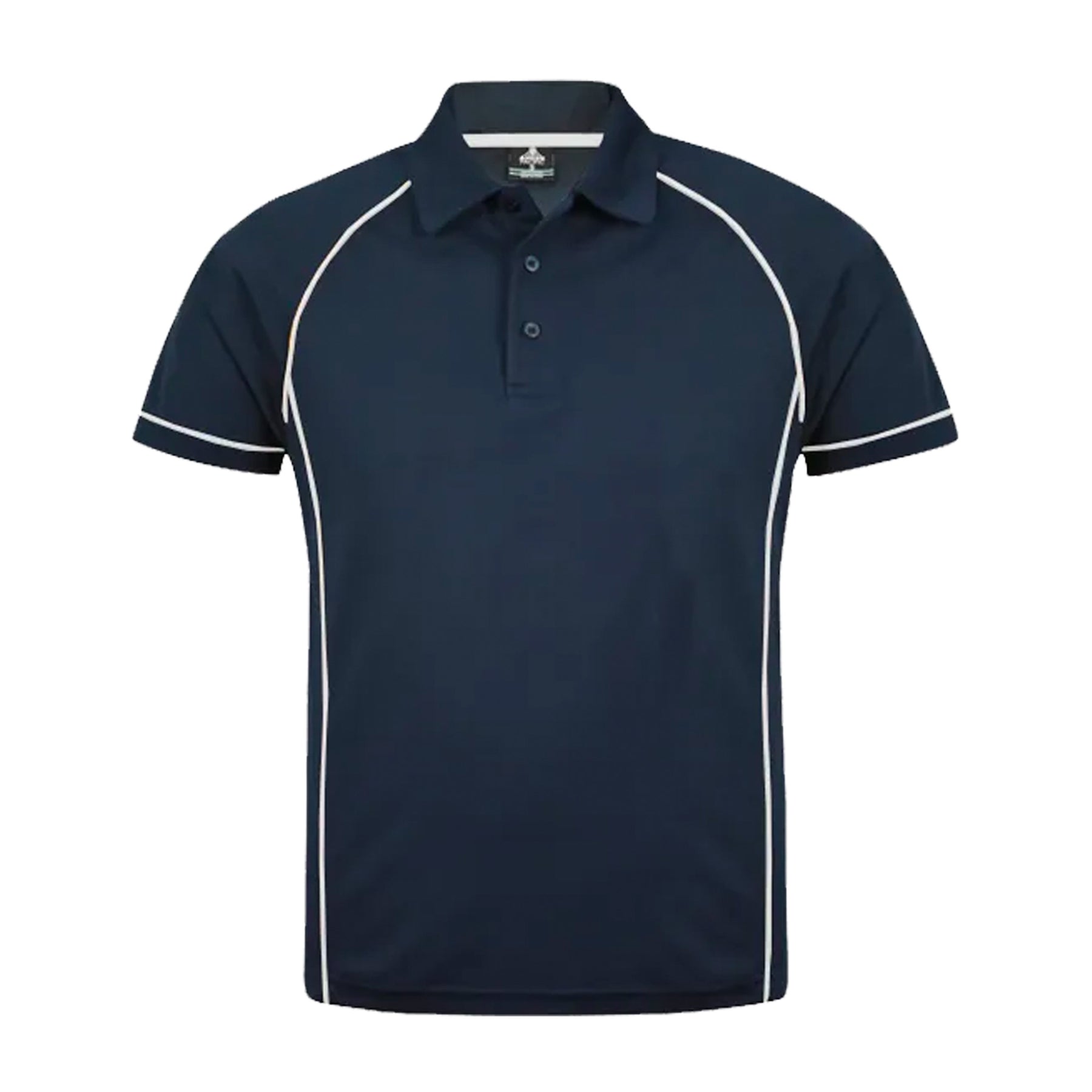 aussie pacific endeavour polo in navy white