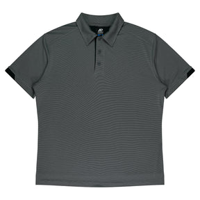 aussie pacific morris mens polo in slate black