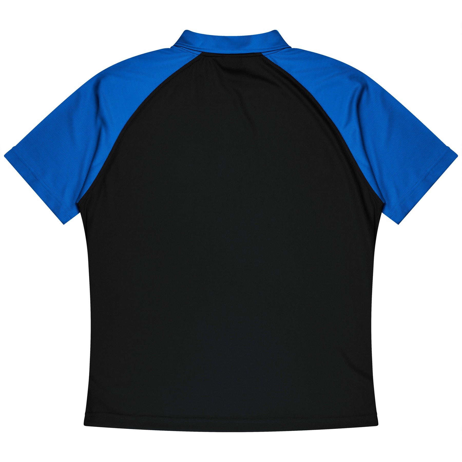 manly kids polo in black electric royal