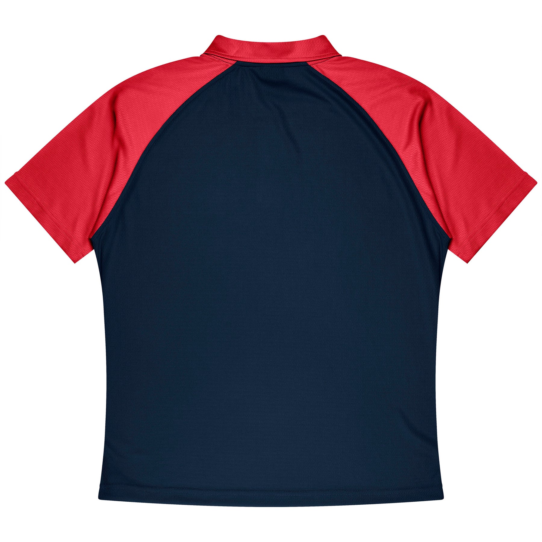 manly kids polo in navy red