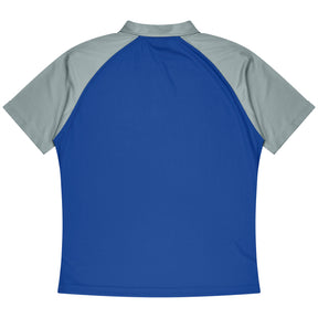 manly kids polo in royal silver