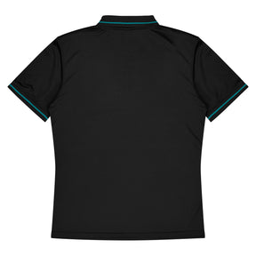 cottesloe kids polo in black teal