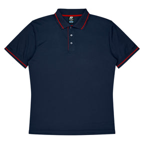 cottesloe kids polo in navy red