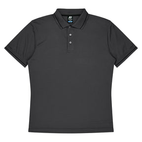 cottesloe kids polo in slate black