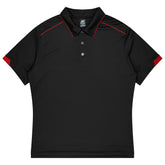 currumbin kids polo in black red