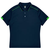 currumbin kids polo in navy kawa green