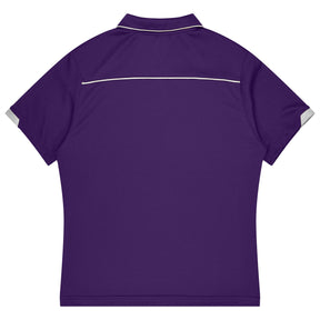 aussie pacific currumbin mens polos in purple white