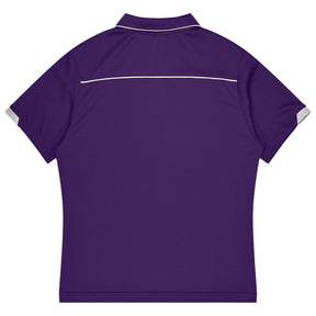 currumbin kids polo in purple white