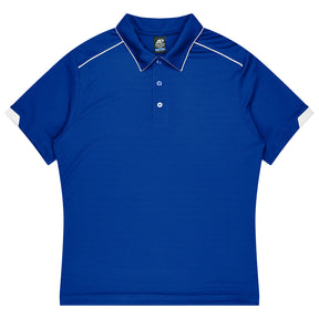 aussie pacific currumbin mens polos in royal white