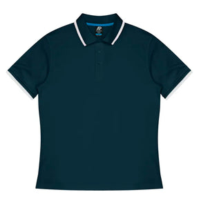 aussie pacific portsea mens polos in navy white