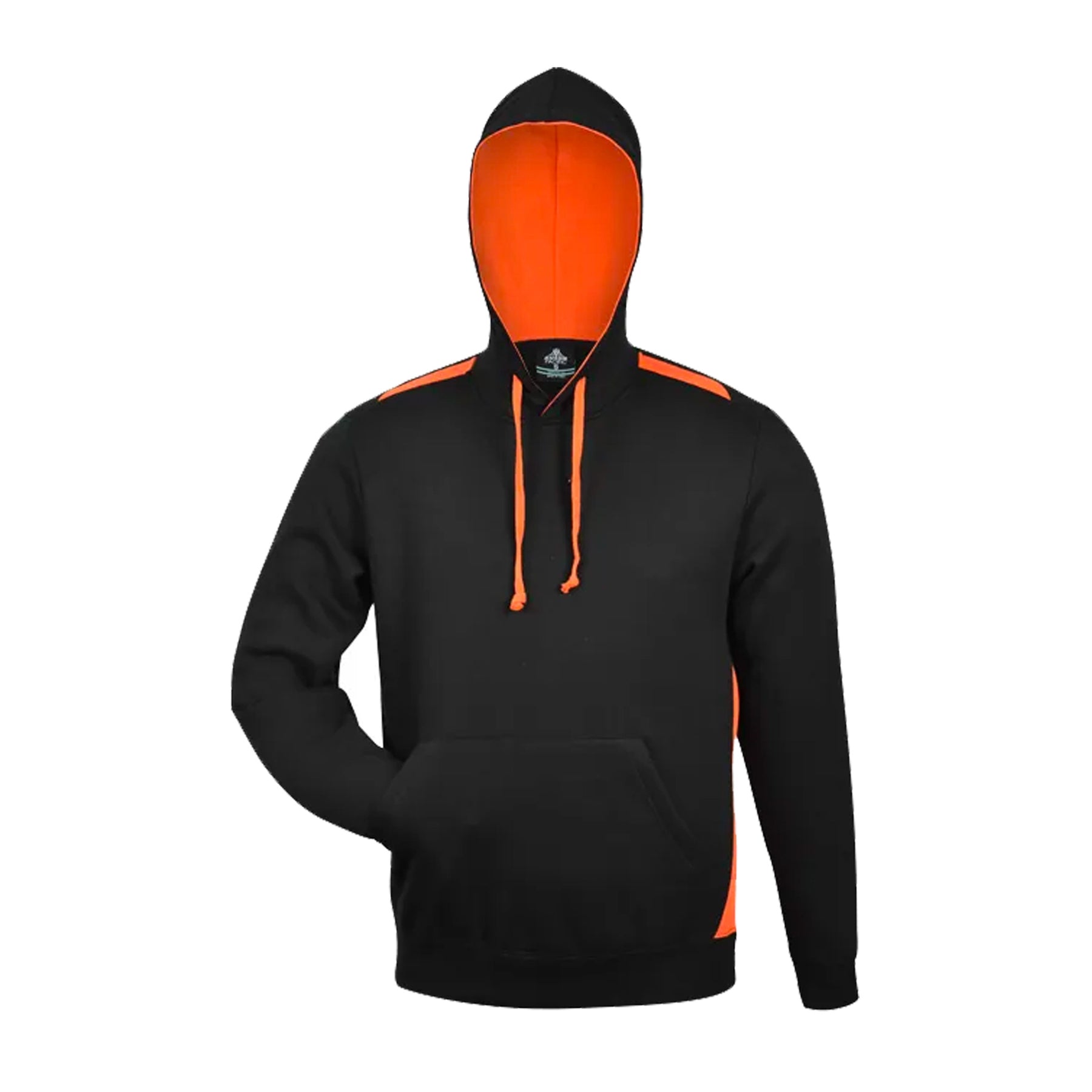 aussie pacific paterson mens hoodies in black orange