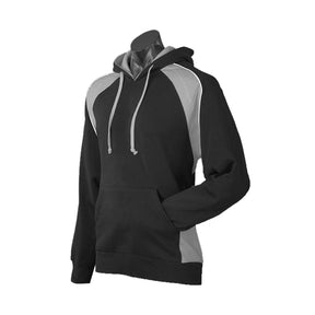 huxley hoodie in black ashe white