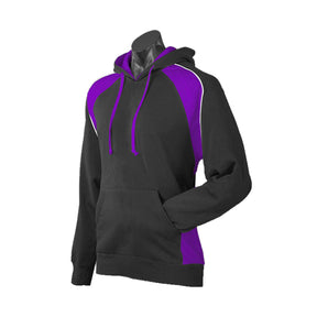 huxley hoodie in black purple white