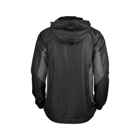 back of sheffield mens jacket in black grey