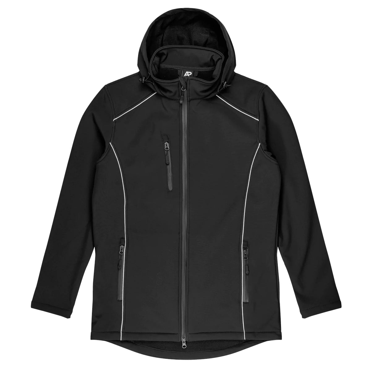 aussie pacific aspen mens jacket in black white