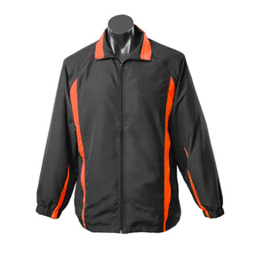 aussie pacific eureka mens tracktops in black orange