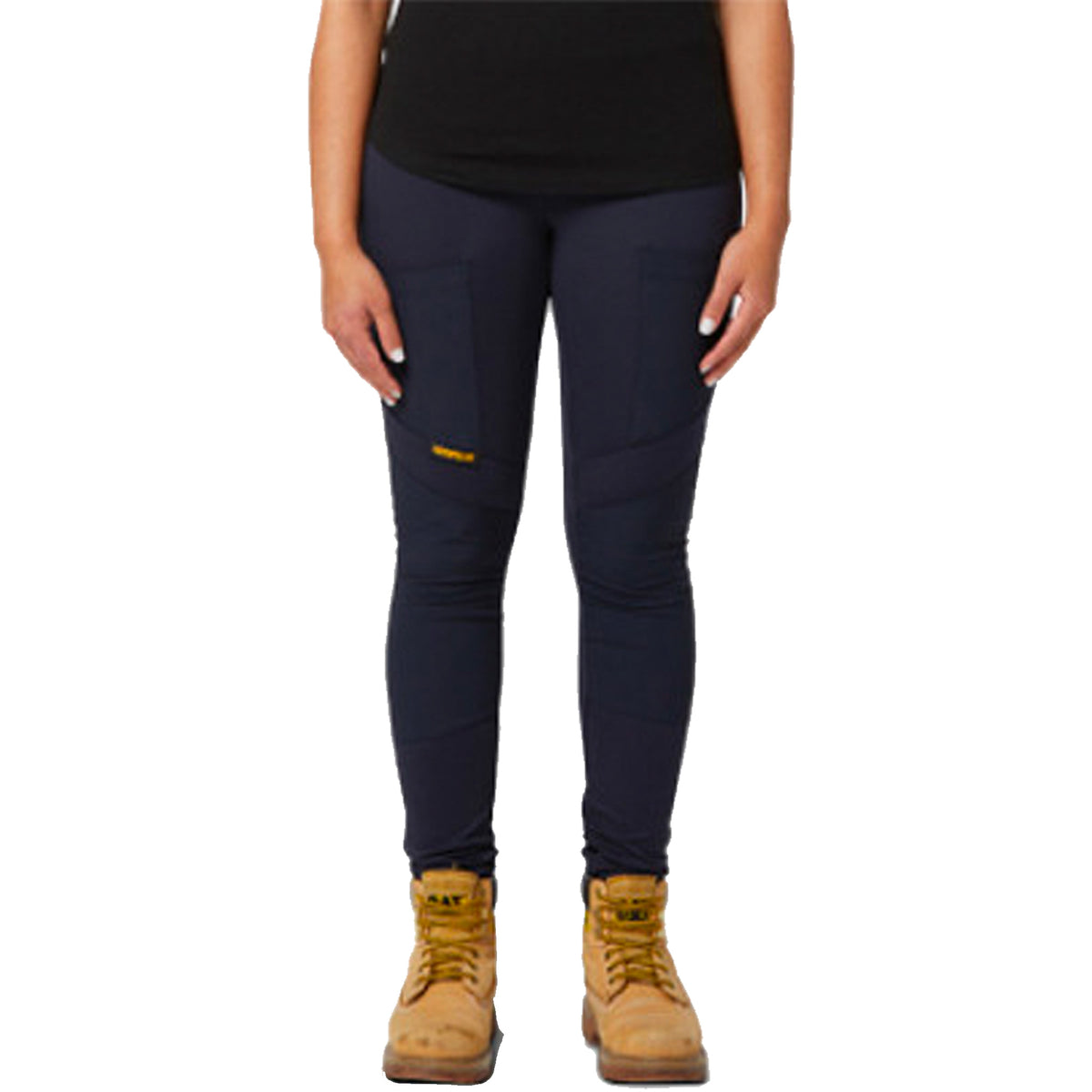 cat workwear ladies work stretch legging in navy