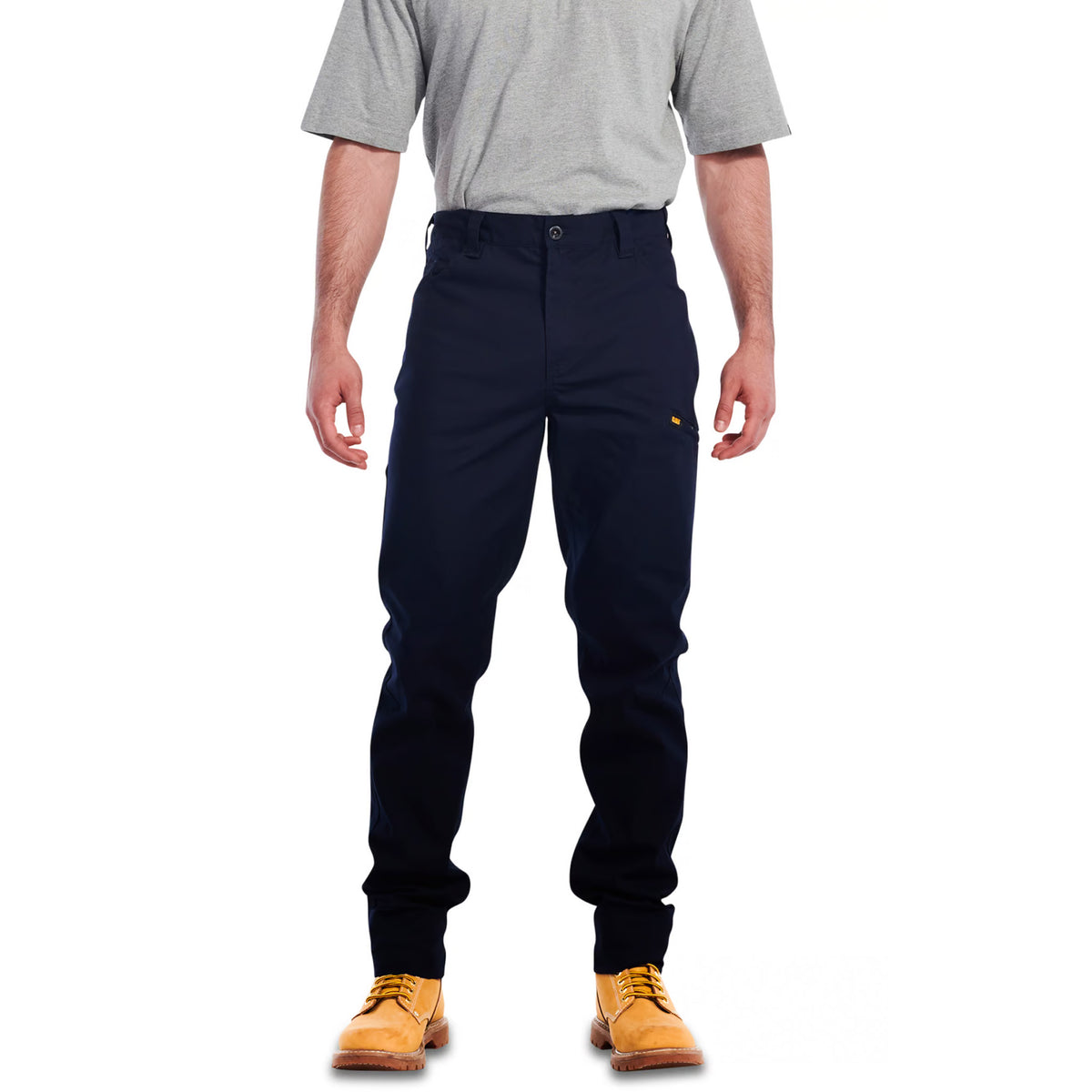 cat workwear stretch canvas utility pant in navy