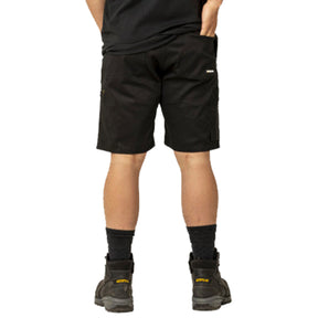 cat workwear machine short in black