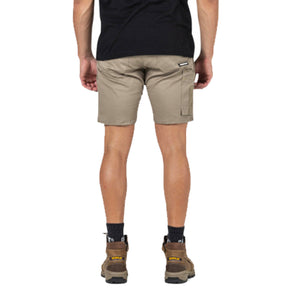 cat workwear machine short in khaki