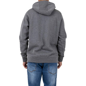 cat workwear triton block hoodie in dark heather grey