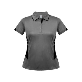 ladies tasman polo in ashe black