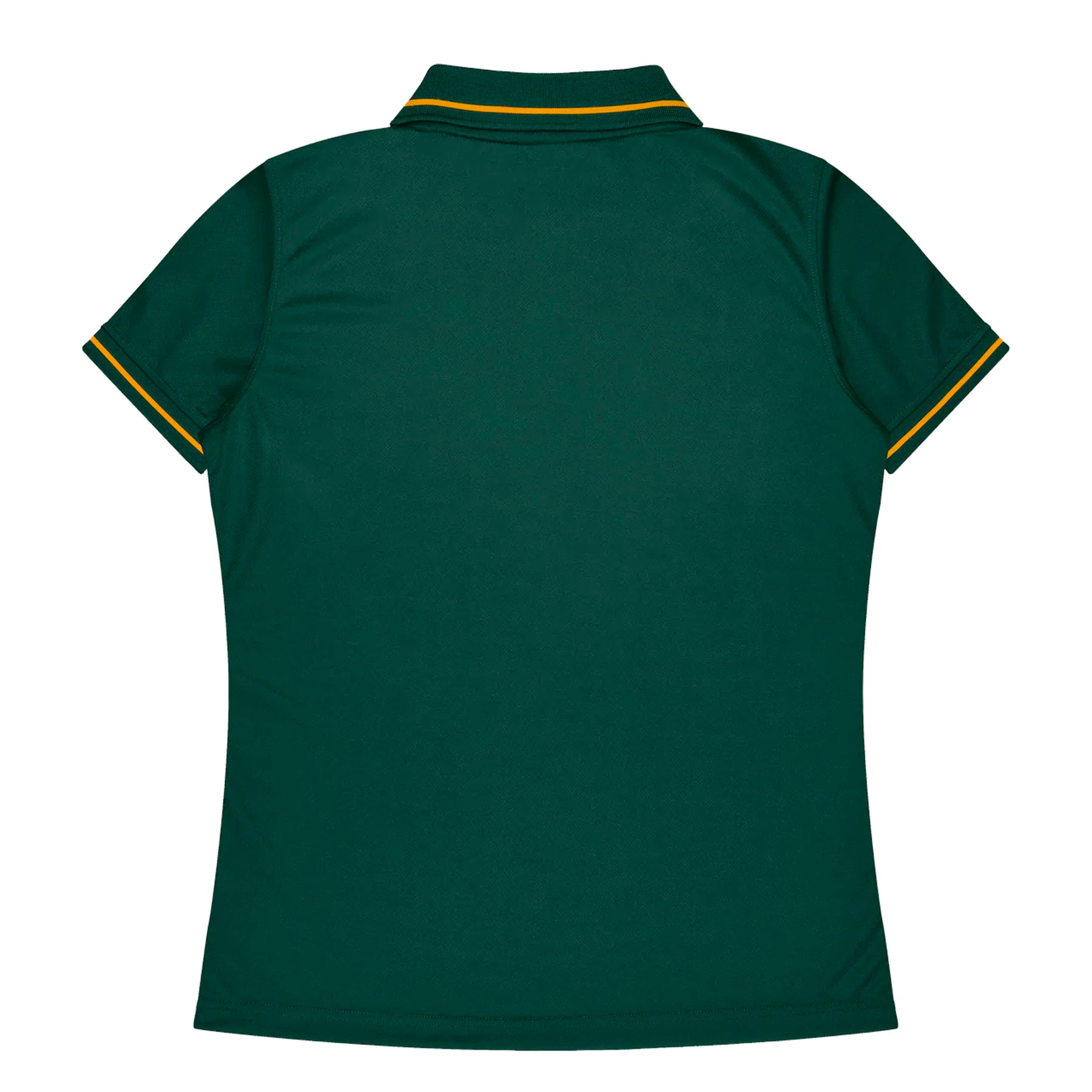 cottesloe ladies polo in bottle gold