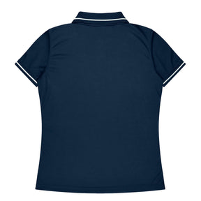 cottesloe ladies polo in navy white
