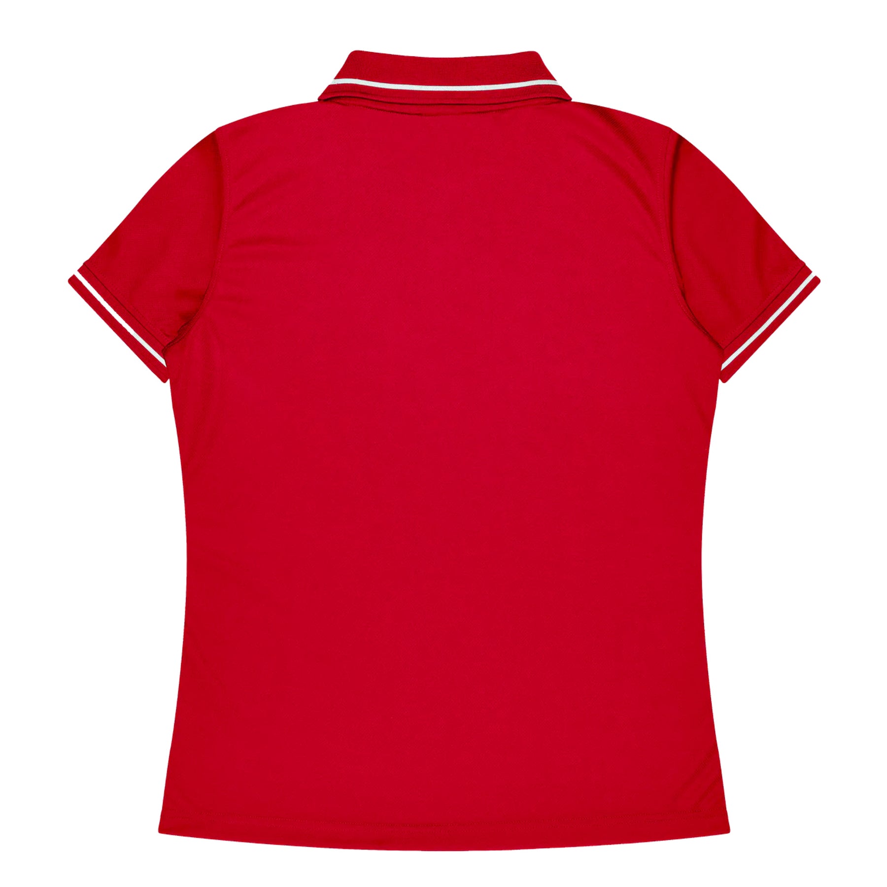 cottesloe ladies polo in red white