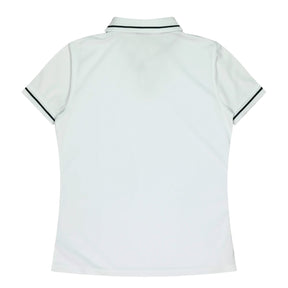 cottesloe ladies polo in white navy