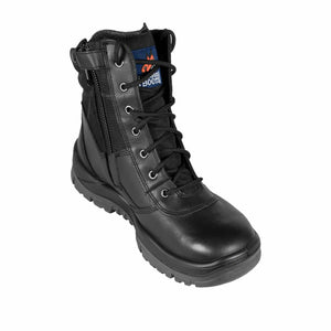 Mongrel Work Boots 951020, Non-Safety Footwear, Black, Hi-Leg, Zip Sider - Foto 9
