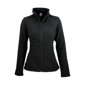 ladies selwyn softshell jacket in black