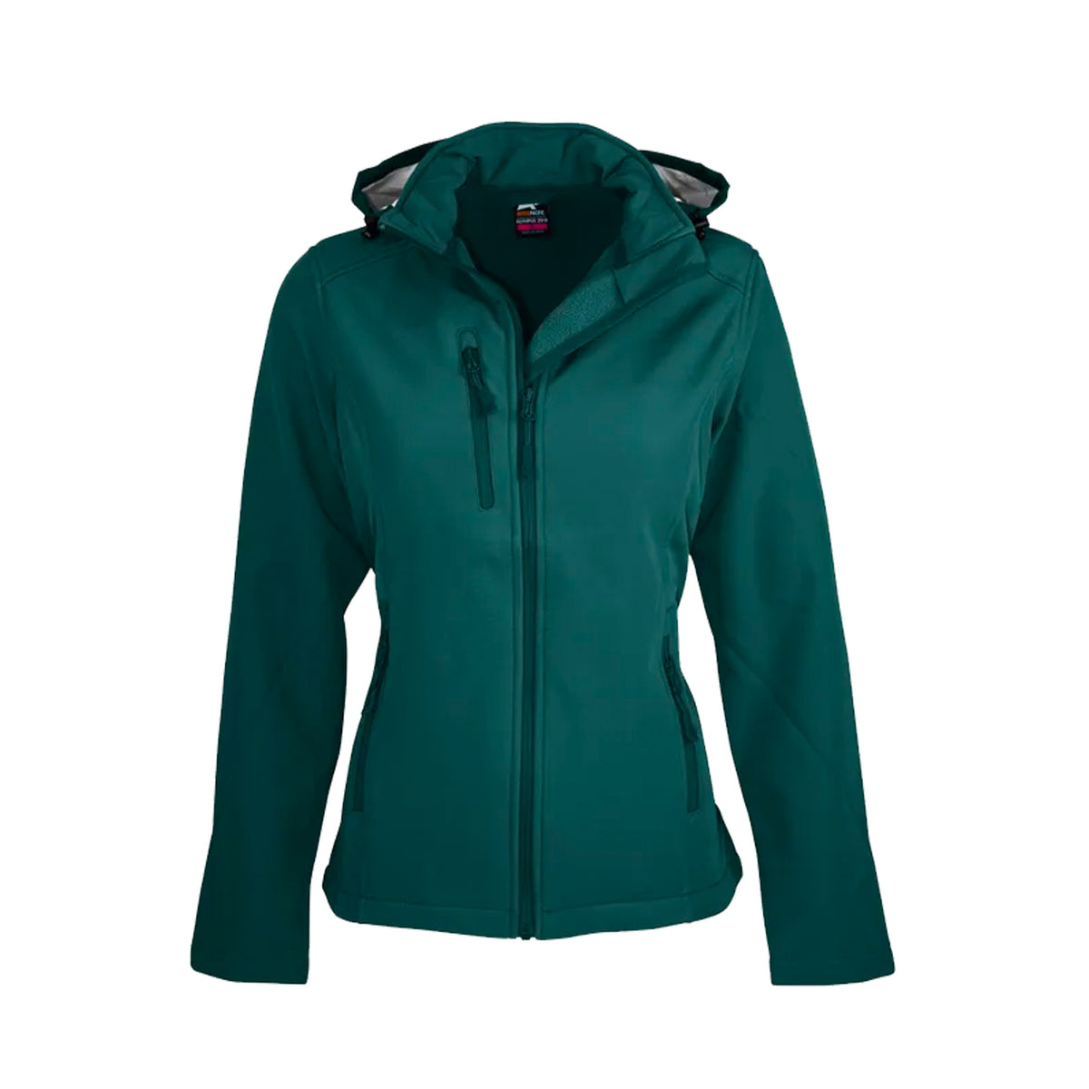 ladies olympus softshell jacket in bottle