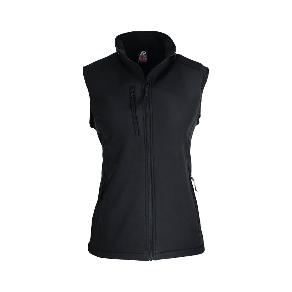 ladies olympus vest in black
