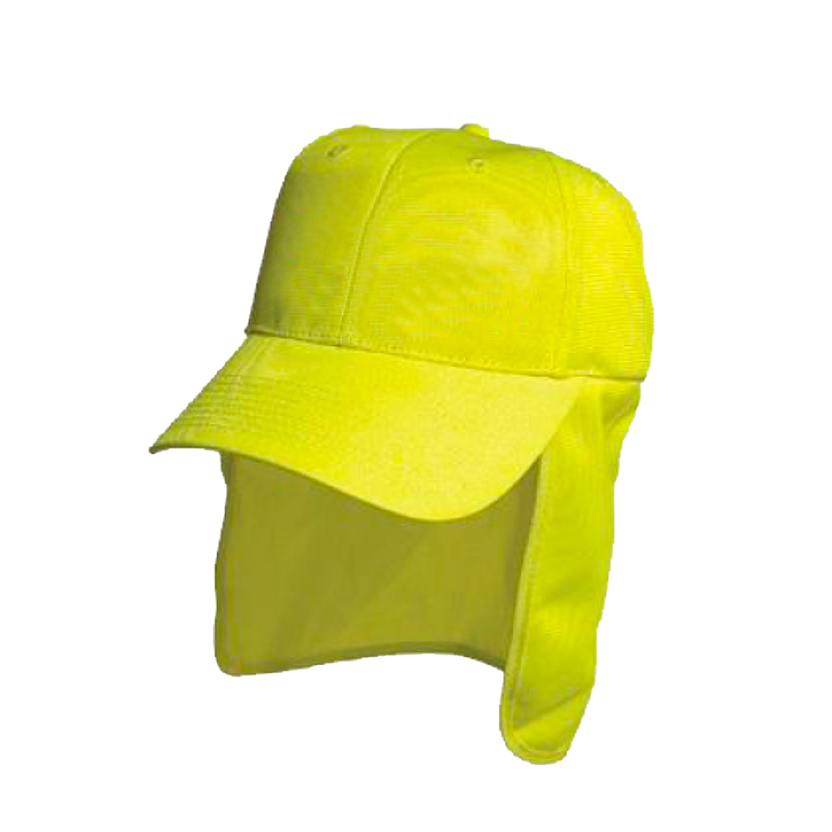 green luminescent safety cap with flap