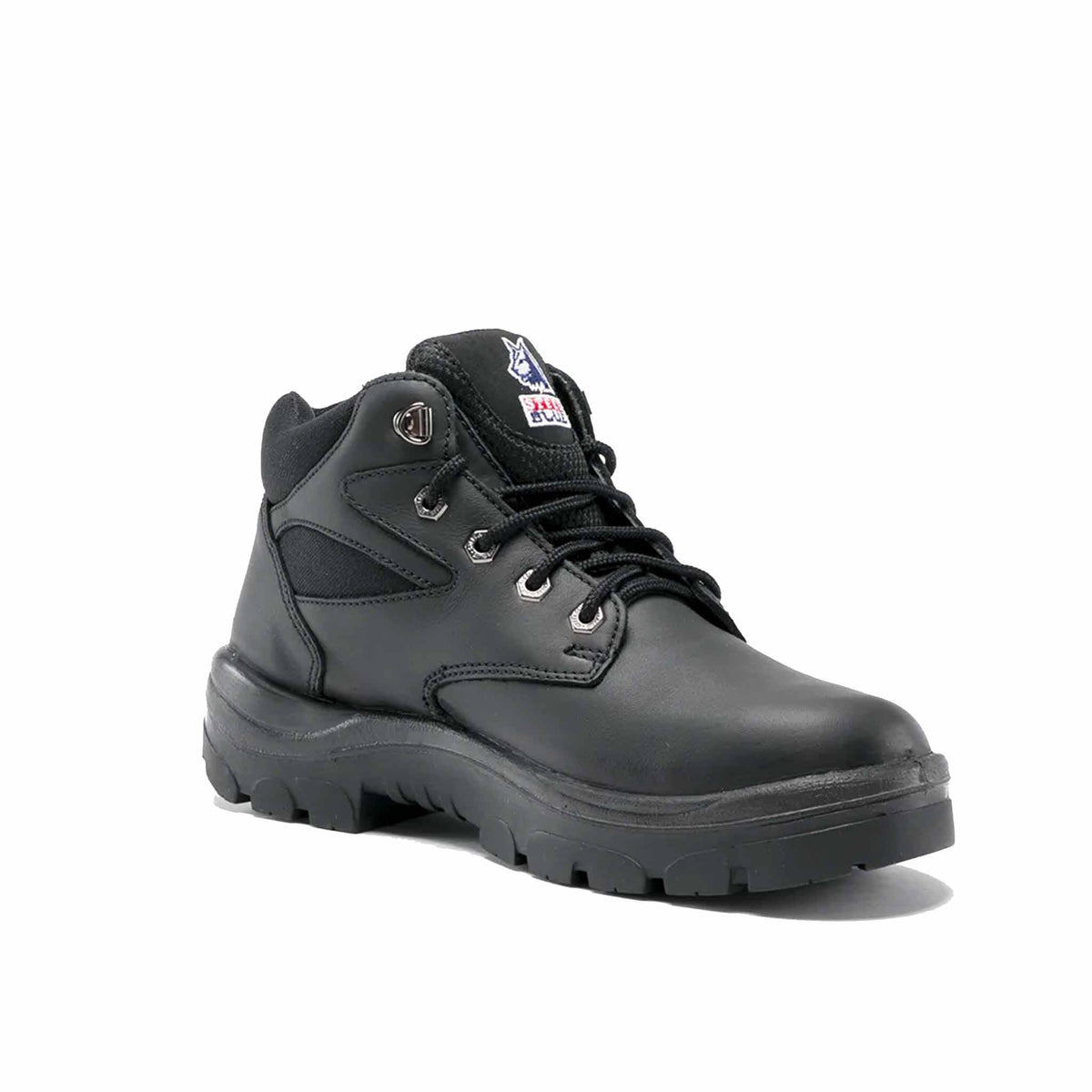 black whyalla steel cap hiker boot