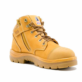 wheat parkes zip scuff cap boot