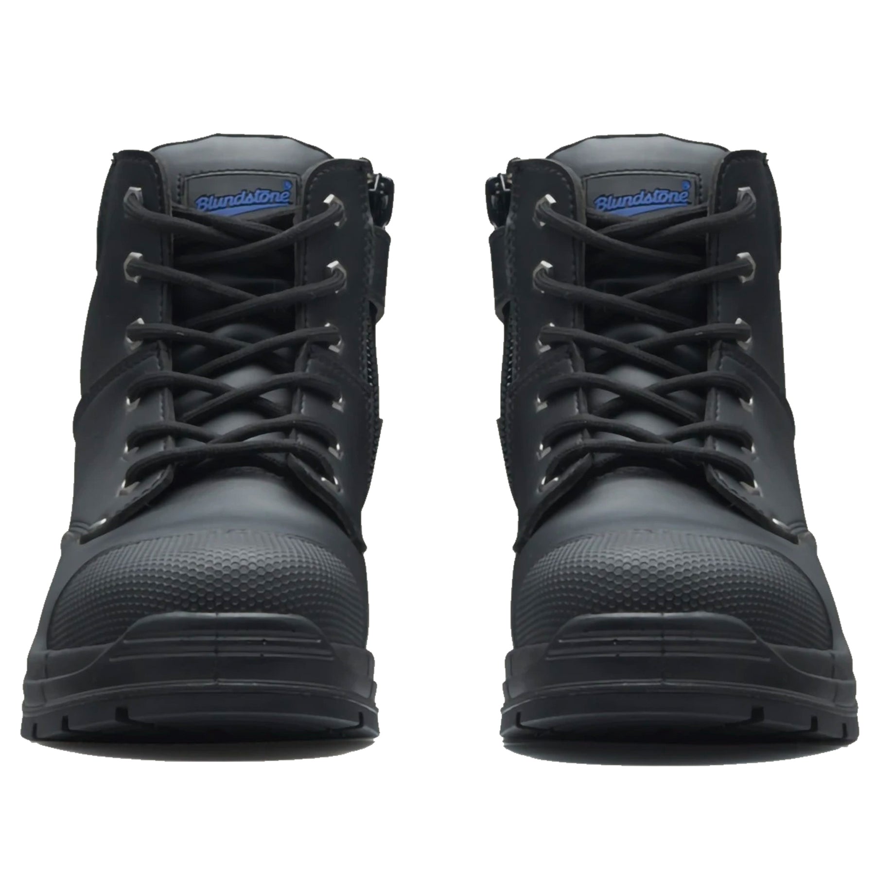 blundstone 322 zip safety boot in black
