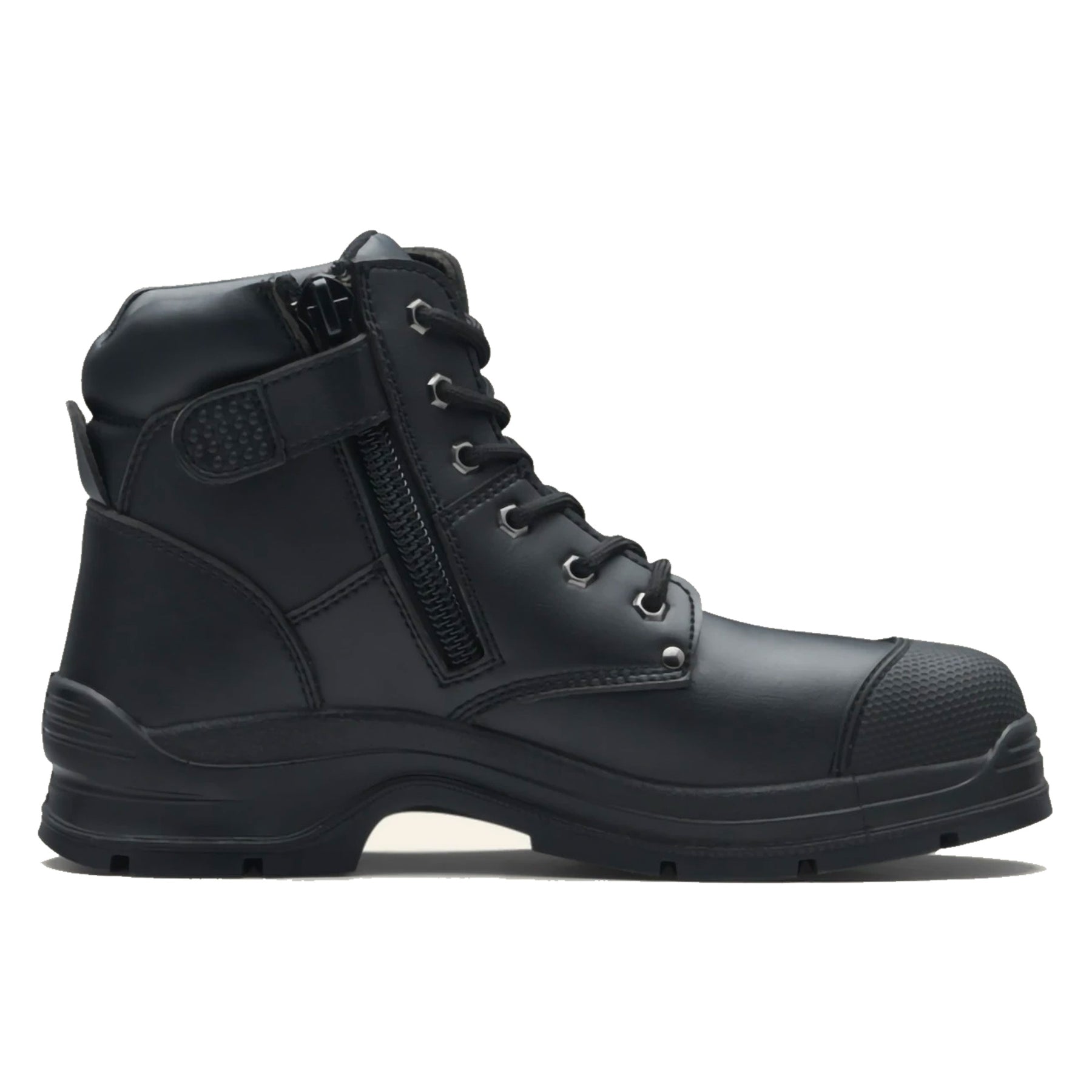blundstone 322 zip safety boot in black