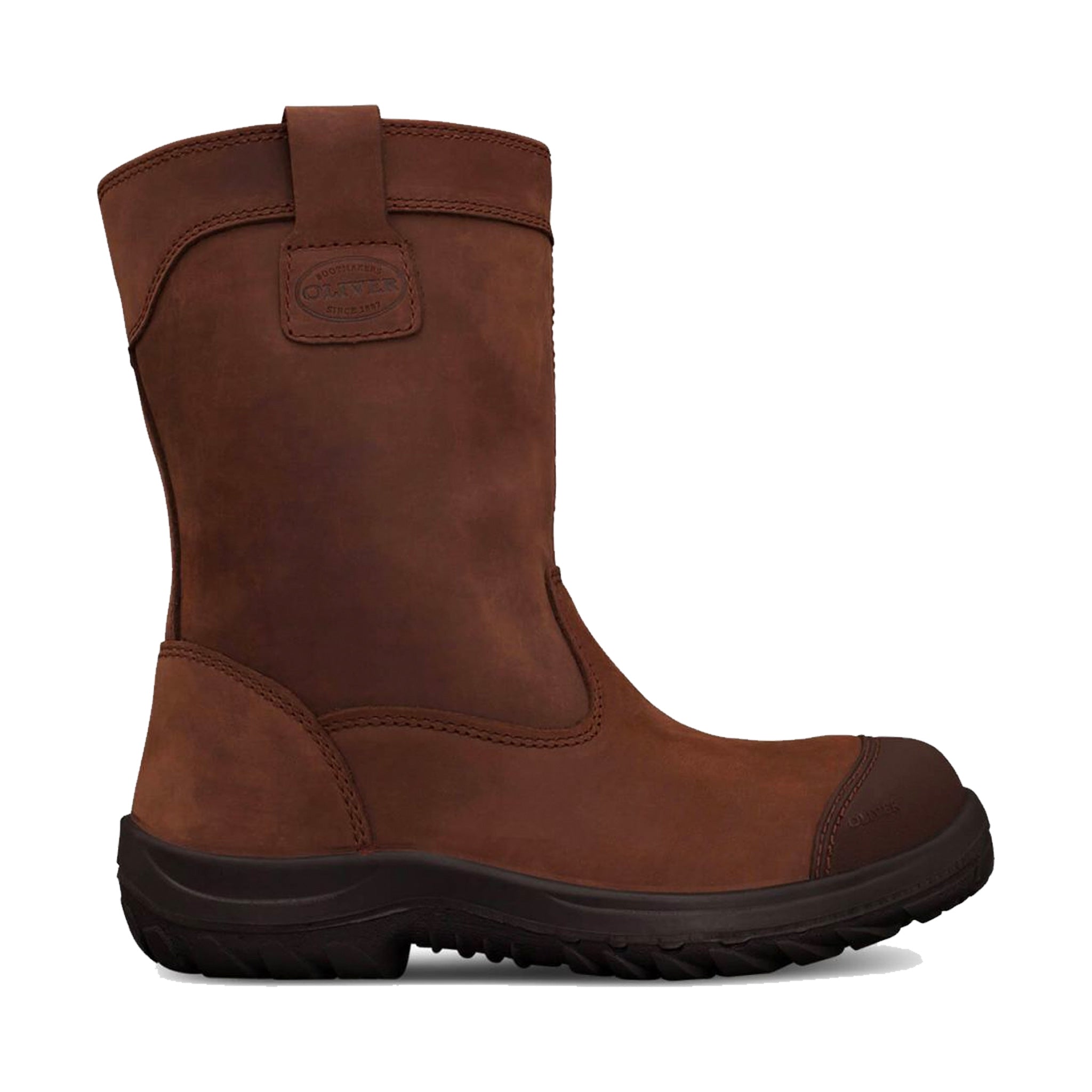 OLIVER RIGGERS BOOT BROWN PULL ON - 34-692