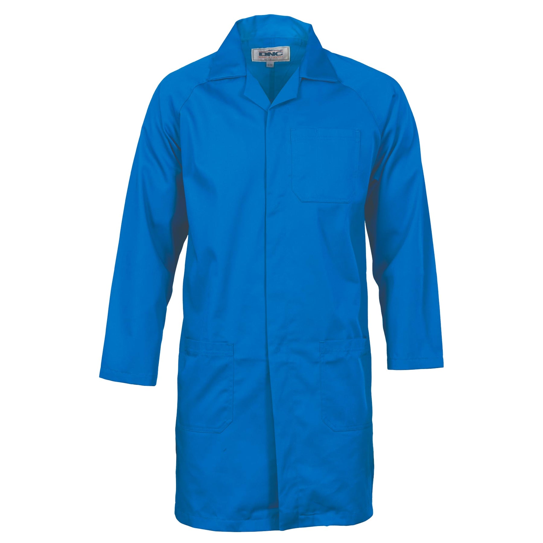 medium blue dust lab coats